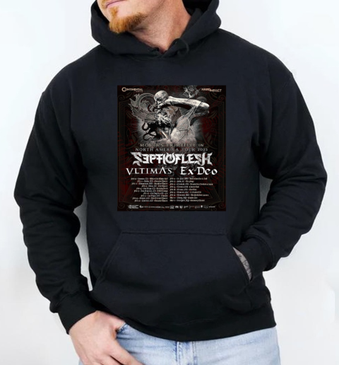 Septicflesh Modern Primitive North America Tour 2025 T-Shirt Unisex Hoodie