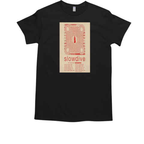 Slowdive Poster Jan T-Shirt