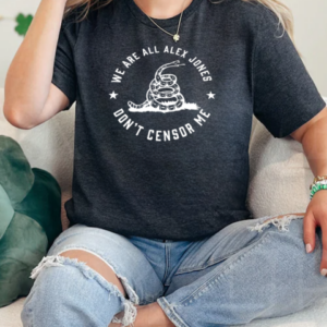 Snake We Are All Alex Jones Don't Censor Me T-Shirt Classic Women's T-shirt