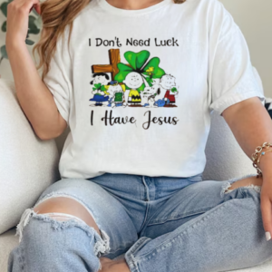 Snoopy I don't need luck I have Jesus T-Shirt Classic Women's T-shirt