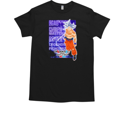 Son Goku Sparking Zero Fusion World Masters Dokkan Battle Legends Fighterz Dragon Ball Games Battle Hour T-Shirt