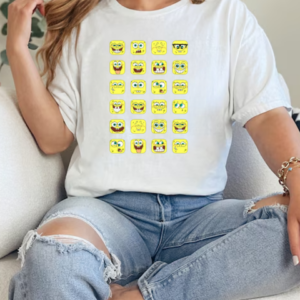 SpongeBob All Expressions 2025 T-Shirt Classic Women's T-shirt