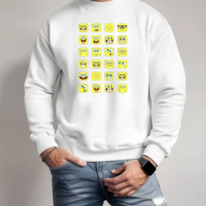 SpongeBob All Expressions 2025 T-Shirt Unisex Sweatshirt