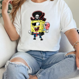 Spongebob Captain Pirate T-Shirt Classic Women's T-shirt