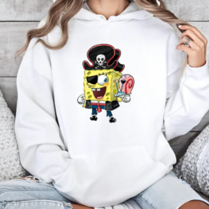Spongebob Captain Pirate T-Shirt Unisex Hoodie