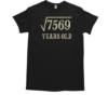 Square Root Of 7569 87 Years Old 87Th Birthday T-Shirt Classic Men's T-shirt