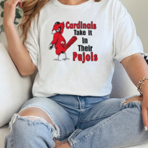 St Louis Cardinals Cardinal Take It In Their Pujols Mascot T-Shirt Classic Women's T-shirt