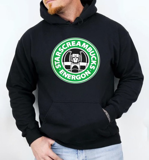 Starscream X the Starbucks Starscreambucks logo T-Shirt Unisex Hoodie