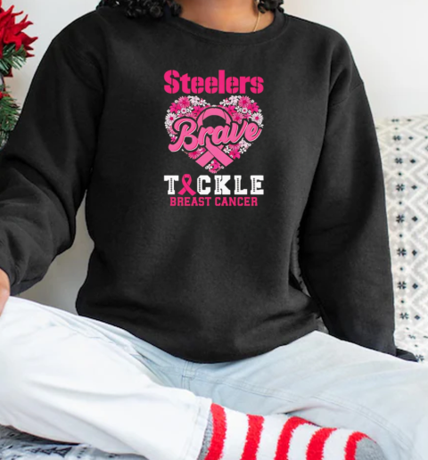 Steelers brave tackle breast cancer T-Shirt Unisex Sweatshirt