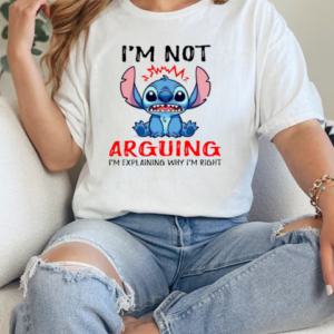 Stitch I'm Not Arguing Im Explaining Why I'm Rich T-Shirt Classic Women's T-shirt