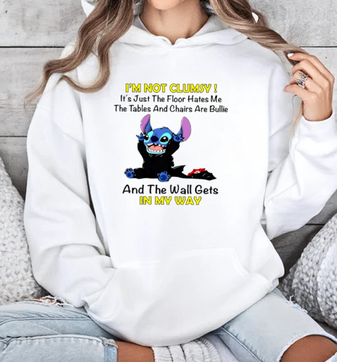 Stitch I'm not clumsy in my way T-Shirt Unisex Hoodie