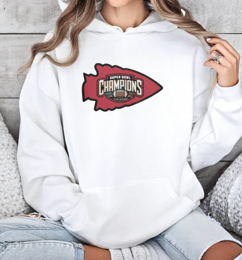 Super Bowl LIX Champions 2025 Kansas City Chiefs Football  Unisex Hoodie