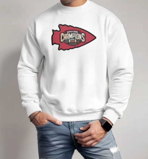 Super Bowl LIX Champions 2025 Kansas City Chiefs Football  Unisex Sweatshirt