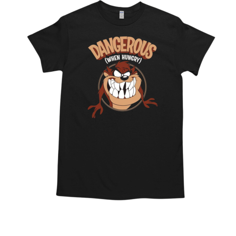 Taz Looney Tunes Dangerous When Hungry T-Shirt