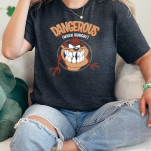 Taz Looney Tunes Dangerous When Hungry T-Shirt Classic Women's T-shirt