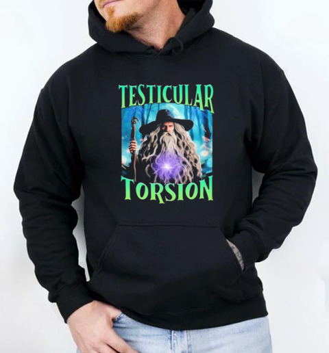 Testicular Torsion Wizard T-Shirt Unisex Hoodie