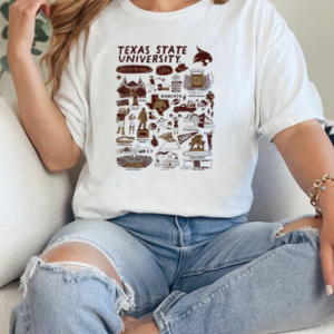 Texas State obcats eat them up cats vive la fete artwork T-Shirt Classic Women's T-shirt