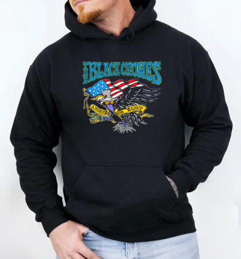 The Black Crowes Amorica Or Bust Bird American Flag T-Shirt Unisex Hoodie