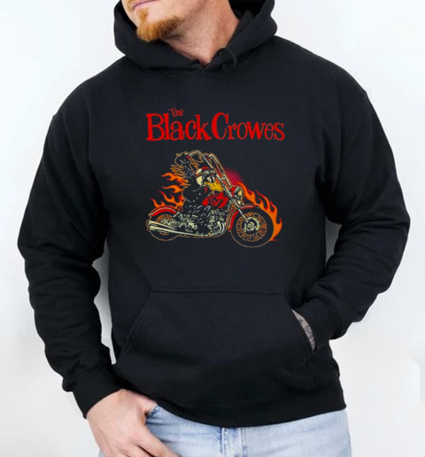 The Black Crowes Motorcycle Flame T-Shirt Unisex Hoodie