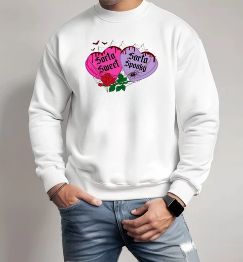 The Chivery Sorta Sweet Sorta Spooky Heart T-Shirt Unisex Sweatshirt