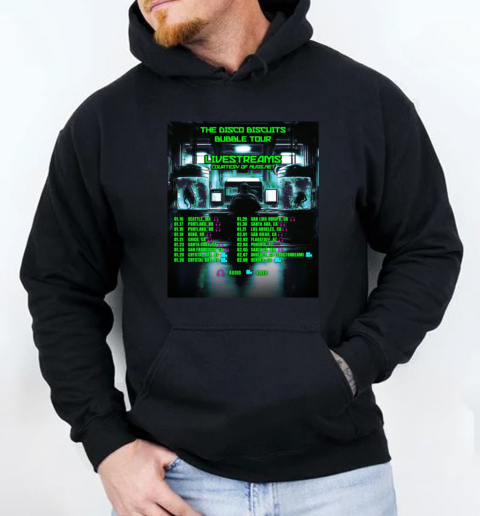 The Disco Biscuits Bubble West Coast Tour 2025 T-Shirt Unisex Hoodie