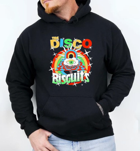 The Disco Biscuits NYE 2025 Eye Rainbow T-Shirt Unisex Hoodie