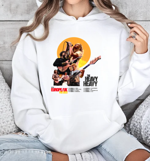 The Heavy Heavy Tour Europe UK Feb 2025 T-Shirt Unisex Hoodie