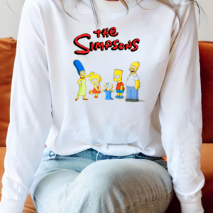The Simpsons Family Characters T-Shirt Long Sleeved T-shirt