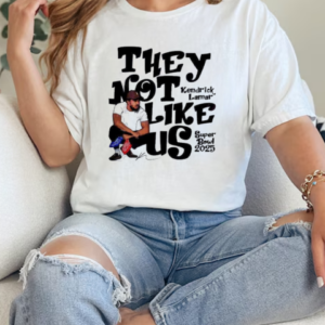 They Not Like Us Super Bowl 2025 Kendrick Lamar T-Shirt Classic Women's T-shirt