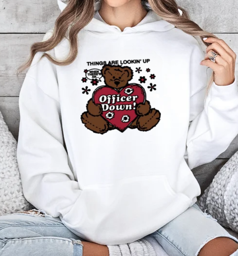 Thing's Are Lookin' Up When There's An Officer Down T-Shirt Unisex Hoodie