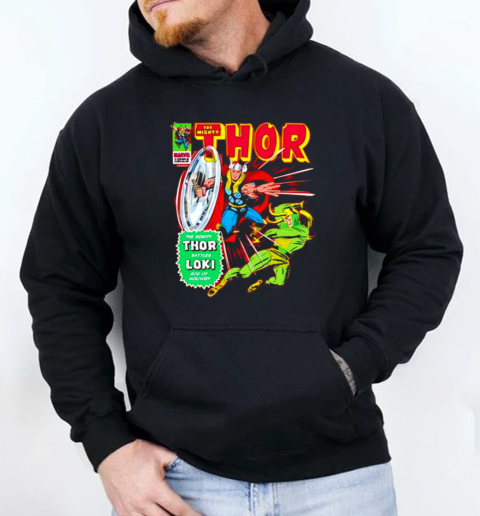 Thor Marvel retro comic book cover graphic T-Shirt Unisex Hoodie