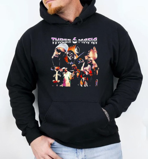 Three 6 Mafia Snoop Dogg And Ice Cube T-Shirt Unisex Hoodie