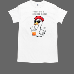 Top Today I Am A Serious Goose Funny Beret And Sunglasses T-Shirt Classic Men's T-shirt