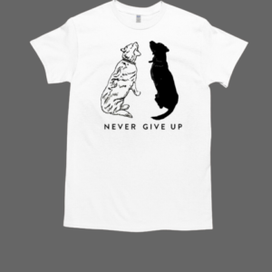 Tors Never Give Up Dogs T-Shirt Classic Men's T-shirt