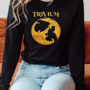Trivium Gold Dragon T-Shirt Long Sleeved T-shirt