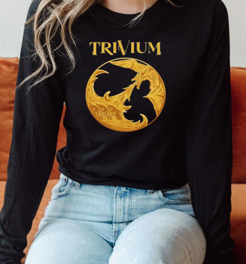 Trivium Gold Dragon T-Shirt Long Sleeved T-shirt