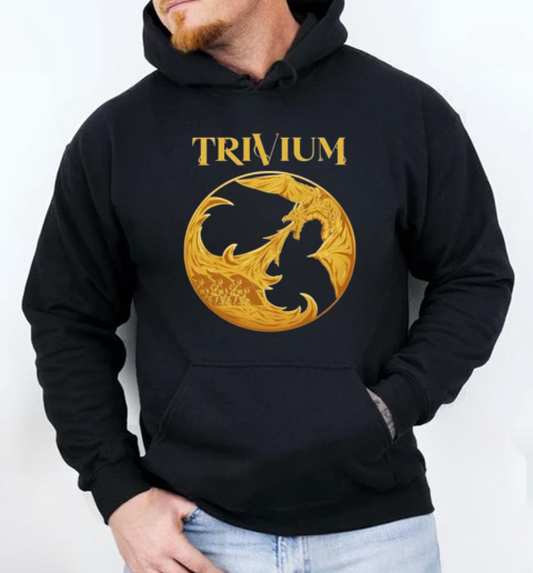 Trivium Gold Dragon T-Shirt Unisex Hoodie