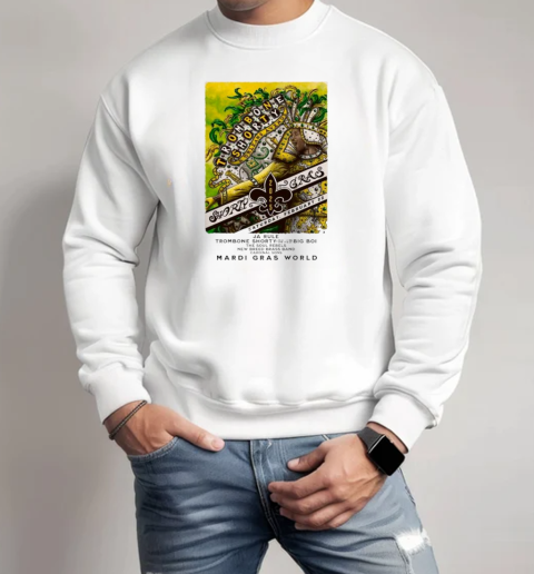 Trombone Shorty At Mardi Gras World In New Orleans, LA On Feb 22 2025 Tour  Unisex Sweatshirt
