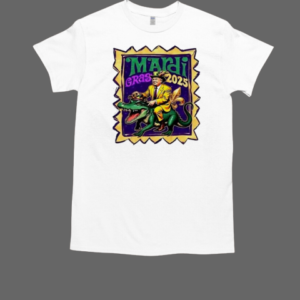 Trump Mardi Gras 2025 Rex Dinosaur New Orleans T-Shirt Classic Men's T-shirt