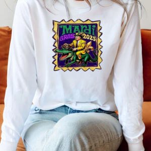 Trump Mardi Gras 2025 Rex Dinosaur New Orleans T-Shirt Long Sleeved T-shirt 