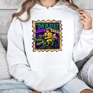 Trump Mardi Gras 2025 Rex Dinosaur New Orleans T-Shirt Unisex Hoodie