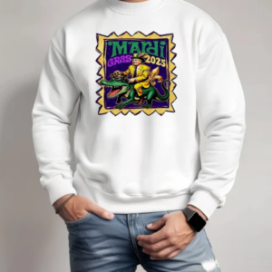 Trump Mardi Gras 2025 Rex Dinosaur New Orleans T-Shirt Unisex Sweatshirt