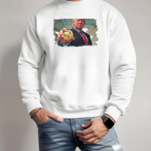 Trump Meme Crypto Coin T-Shirt Unisex Sweatshirt