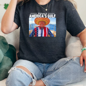 Trump Welcome To America's Gulf President Mexico Sombrero T-Shirt Classic Women's T-shirt