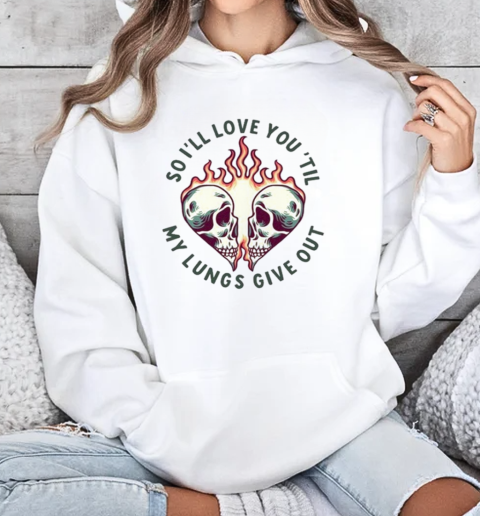 Tyler Childers Lungs Give Out Flames Tour T-Shirt Unisex Hoodie