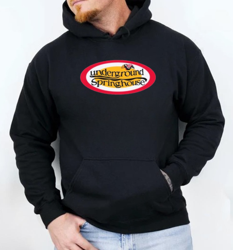 Underground Springhouse Oval Logo T-Shirt Unisex Hoodie