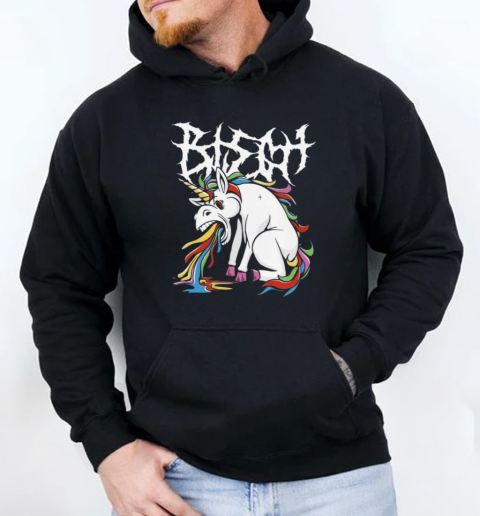 Unicorn Vomited Metalheads Death Metal T-Shirt Unisex Hoodie