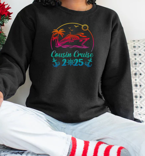 Vacation Cousin Cruise Crew Beach Family Vacation Trip 2025 T-Shirt Unisex Sweatshirt