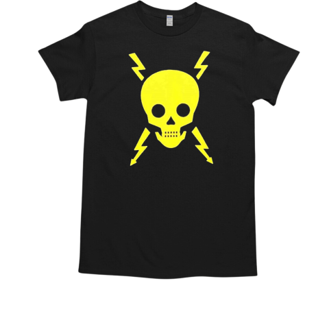 Vintage Electrical Danger Skull T-Shirt