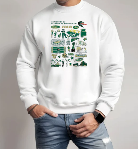 Vive la fete UAB Blazers impressions artwork T-Shirt Unisex Sweatshirt